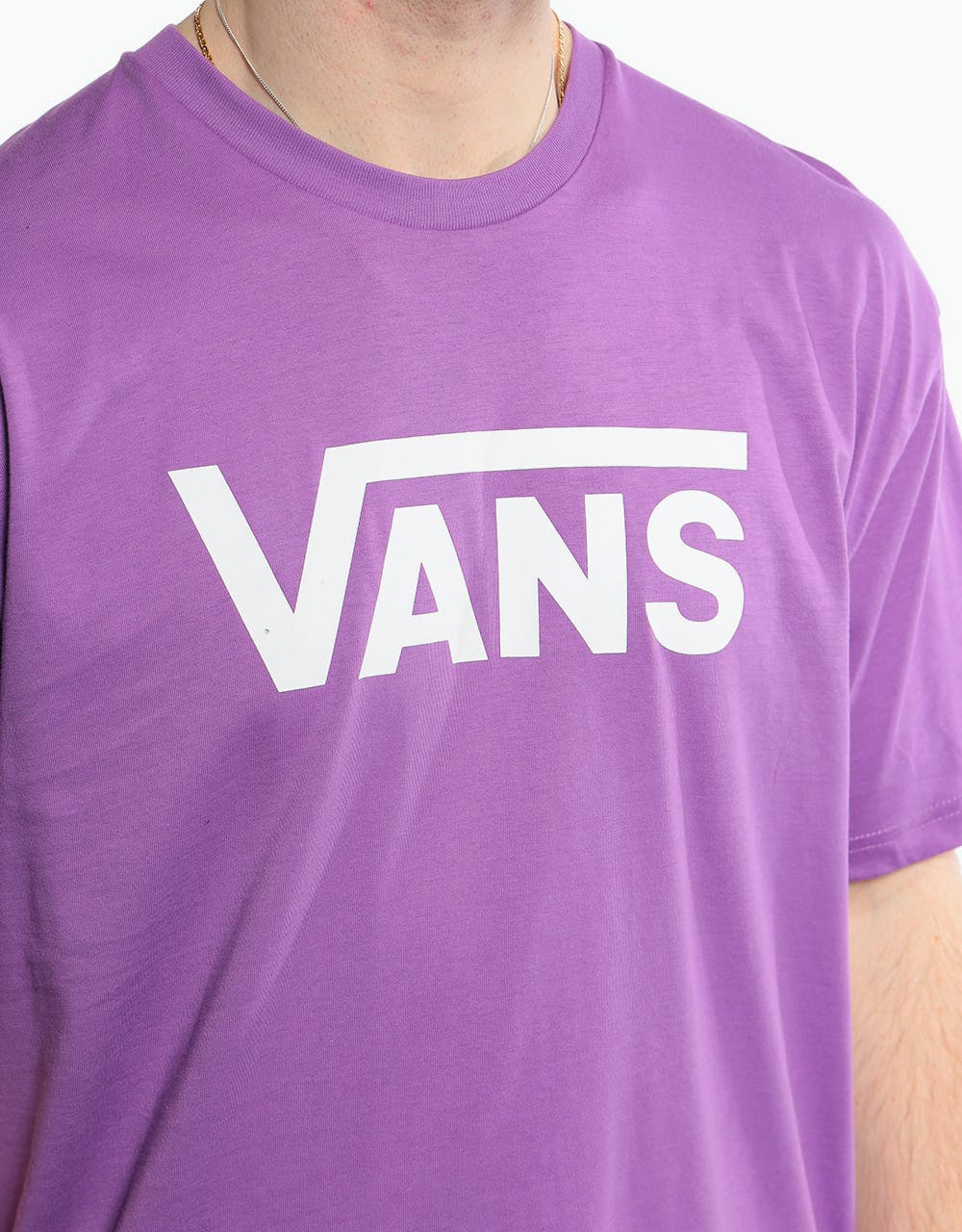 Vans Classic T-Shirt - Dewberry/White