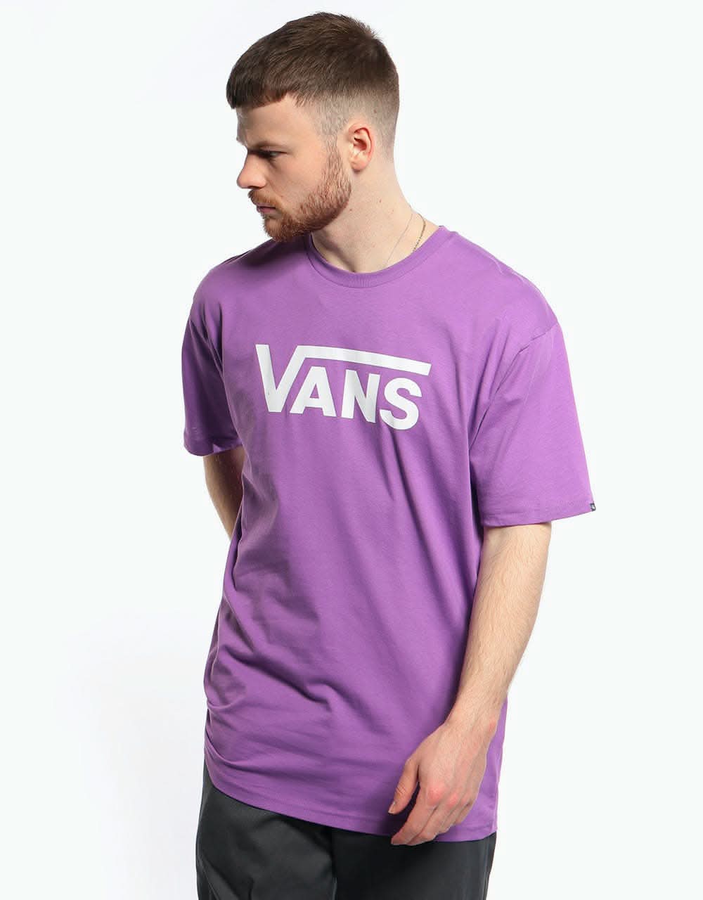 Vans Classic T-Shirt - Dewberry/White