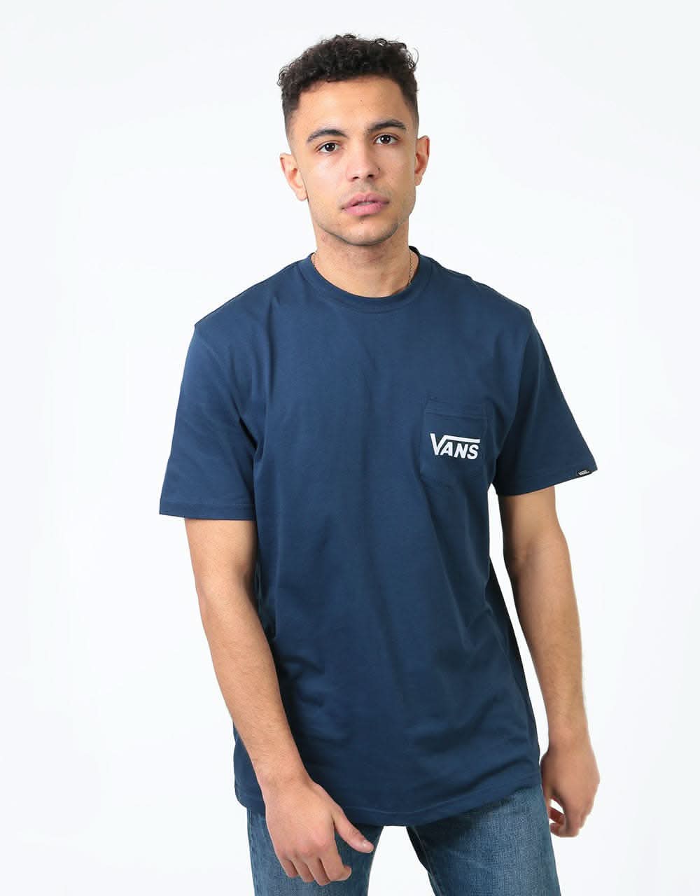 Vans OTW Classic T-Shirt - Dress Blues/White