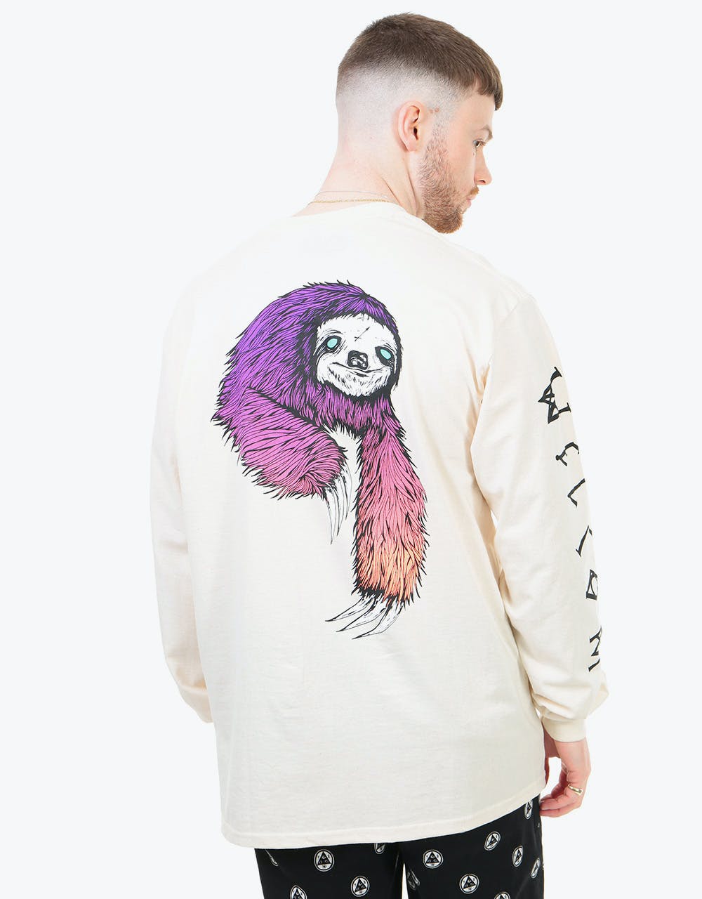 Welcome Sloth L/S T-Shirt - Bone