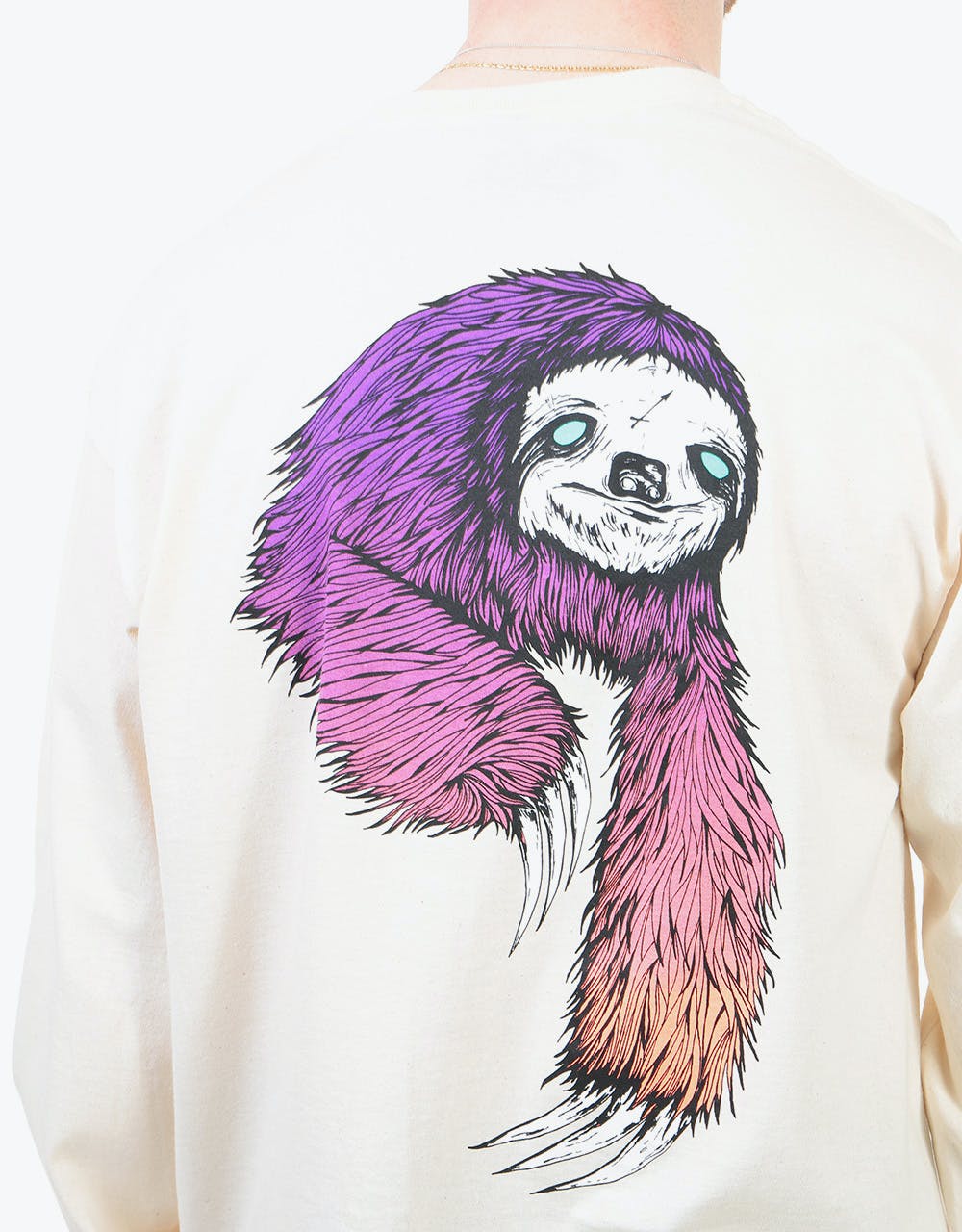 Welcome Sloth L/S T-Shirt - Bone