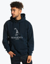 Magenta Depuis 2010 'Ten Year Collection' Pullover Hoodie - Navy