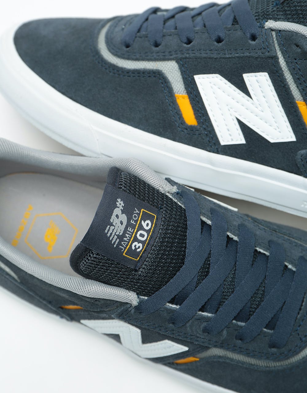 New Balance Numeric 306 Skate Shoes - Navy/Yellow