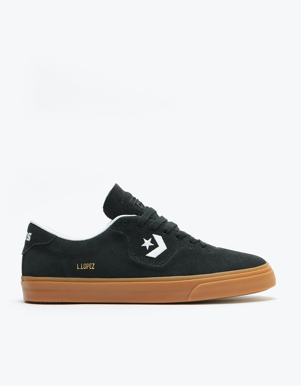 Converse Louie Lopez Pro Ox Skate Shoes - Black/White/Gum