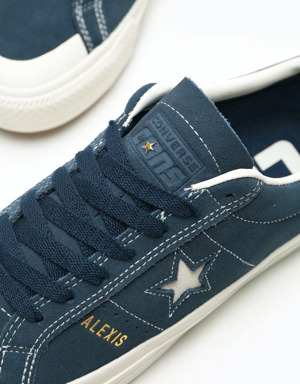 Converse One Star Pro AS Ox Skate Shoes - Obisidian/Egret/Egret