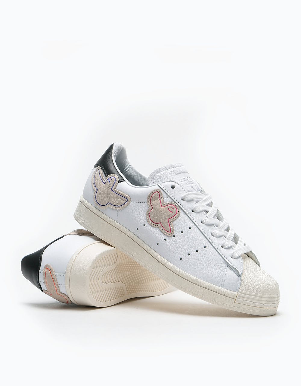 Adidas x Gonz Superstar 80's Skate Shoes - White/Core Black/Chalk Whit