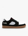 éS x Menikmati Accel Slim Skate Shoes - Black/White/Gum