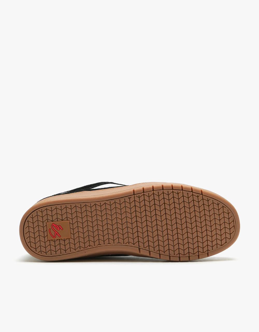 éS x Menikmati Accel Slim Skate Shoes - Black/White/Gum