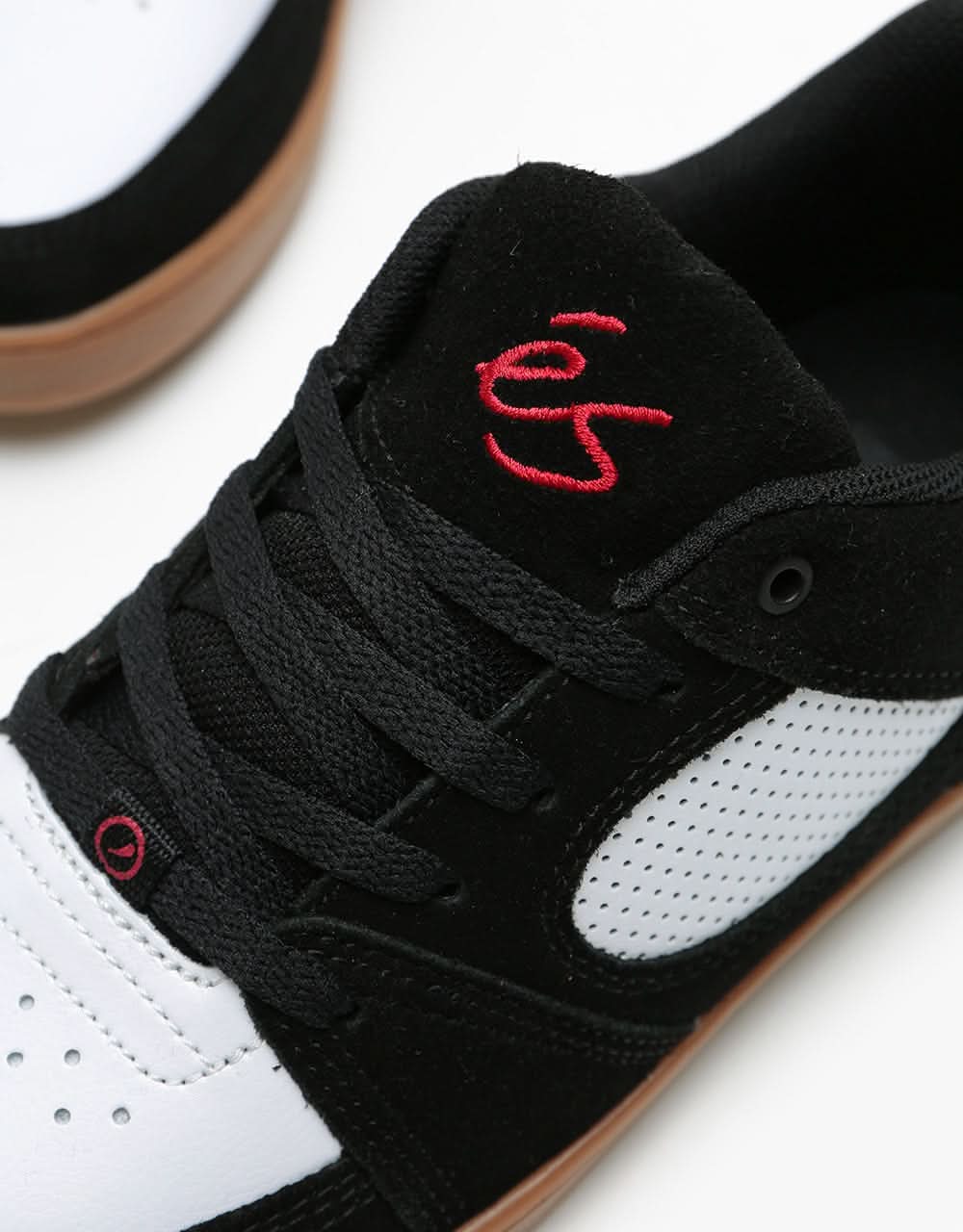 éS x Menikmati Accel Slim Skate Shoes - Black/White/Gum