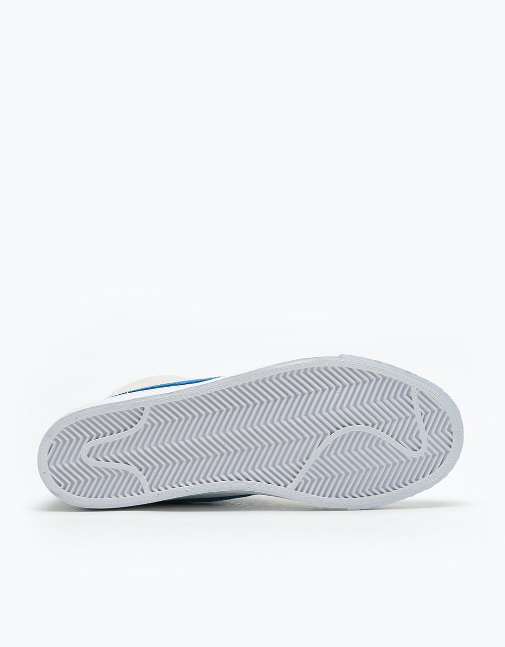 Nike SB Zoom Blazer Mid Skate Shoes - White/Team Royal-White-Cerulean