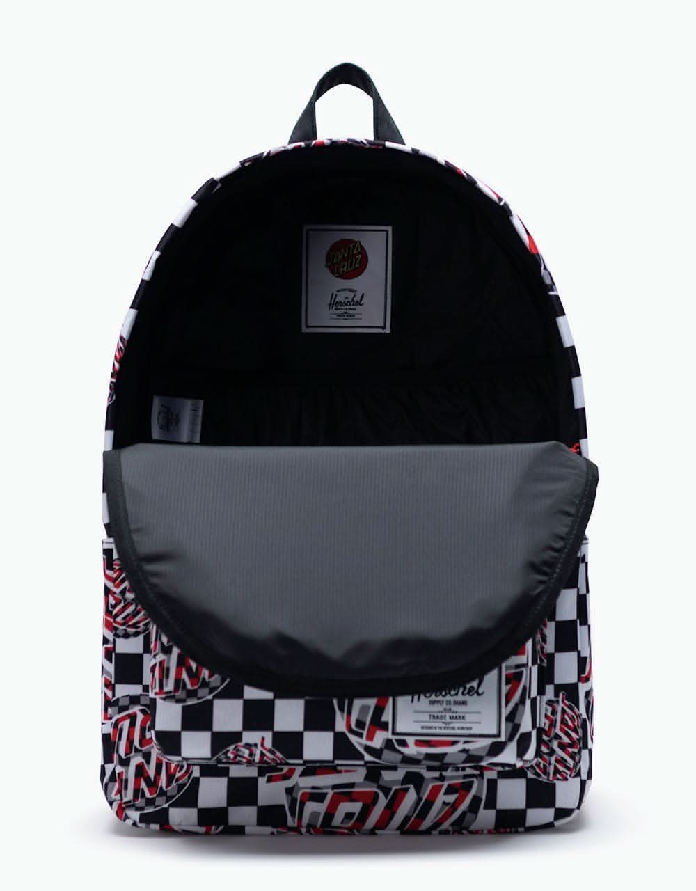 Herschel Supply Co. x Santa Cruz Classic X-Large Backpack - Dotcheck/Black