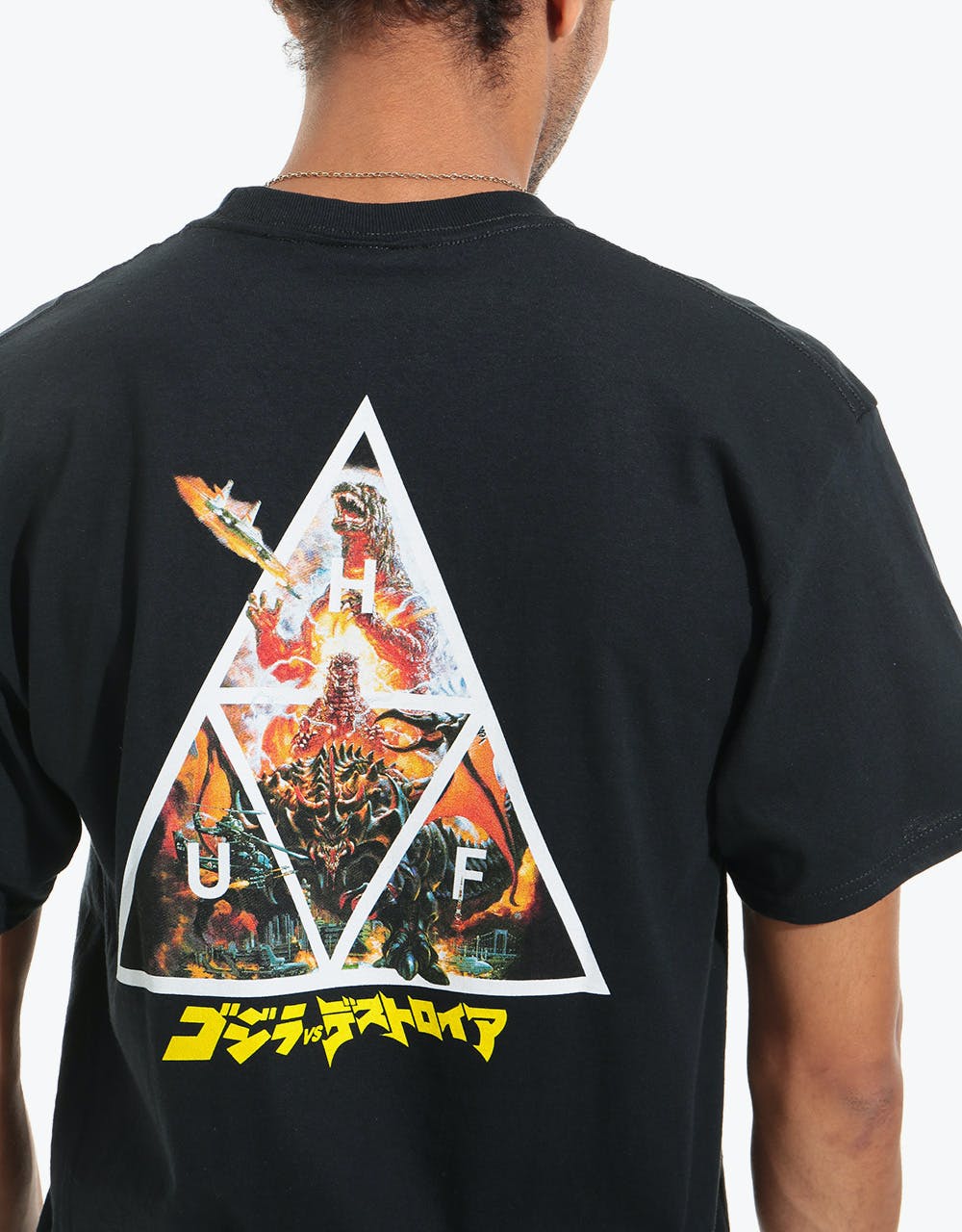 HUF vs Godzilla TT T-Shirt - Black