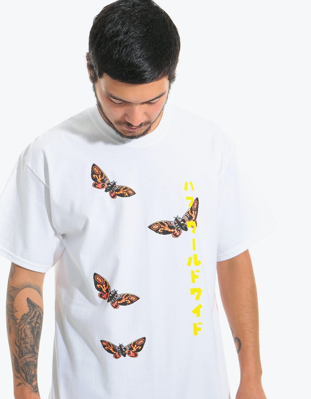 HUF vs Godzilla Mothra T-Shirt - White