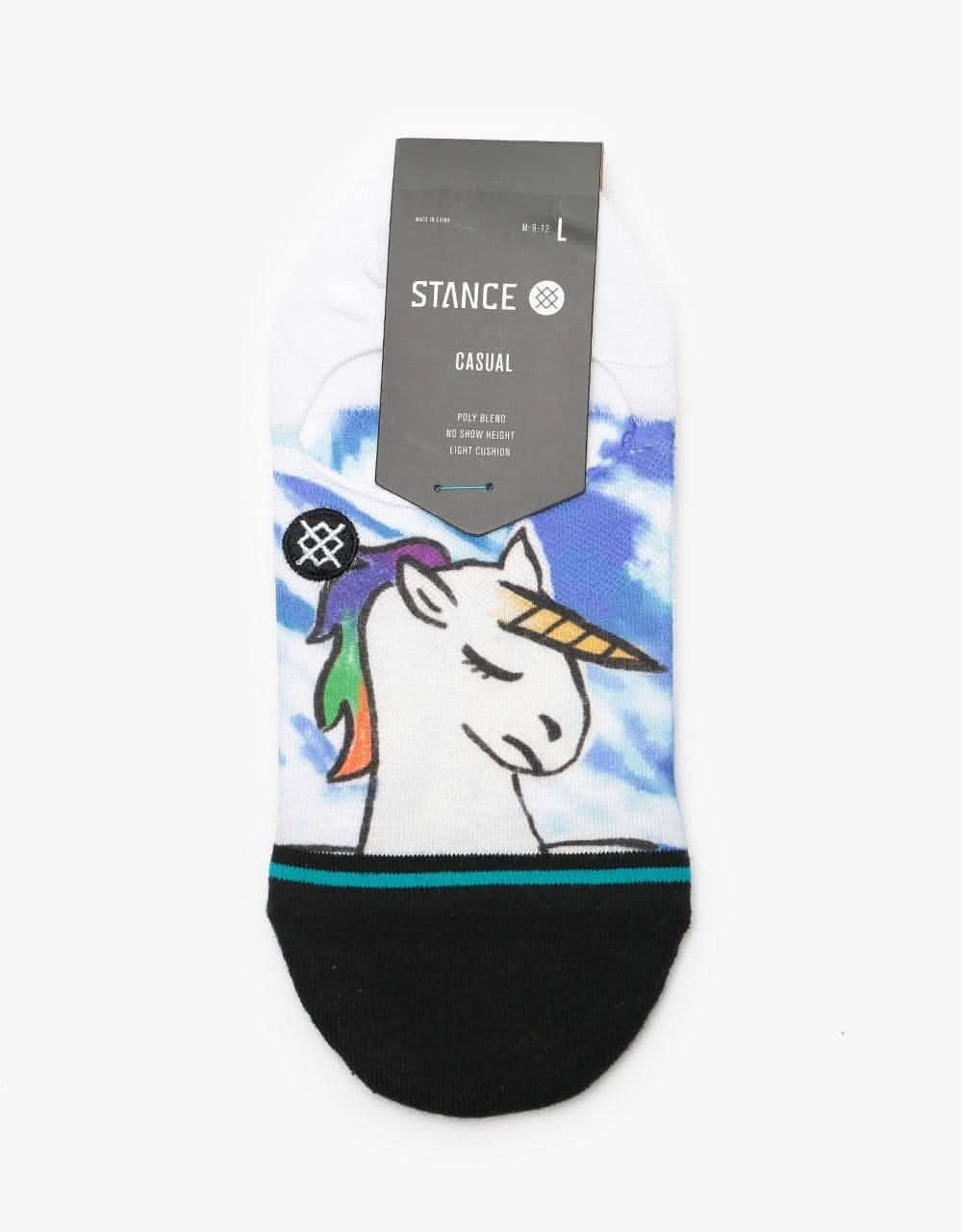 Stance Mid Cushion Partys Over Crew Socks - White