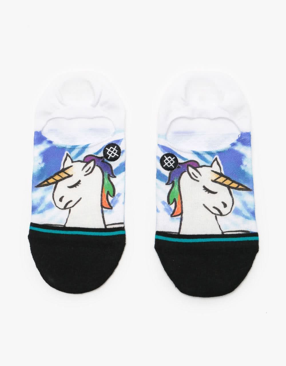 Stance Mid Cushion Partys Over Crew Socks - White