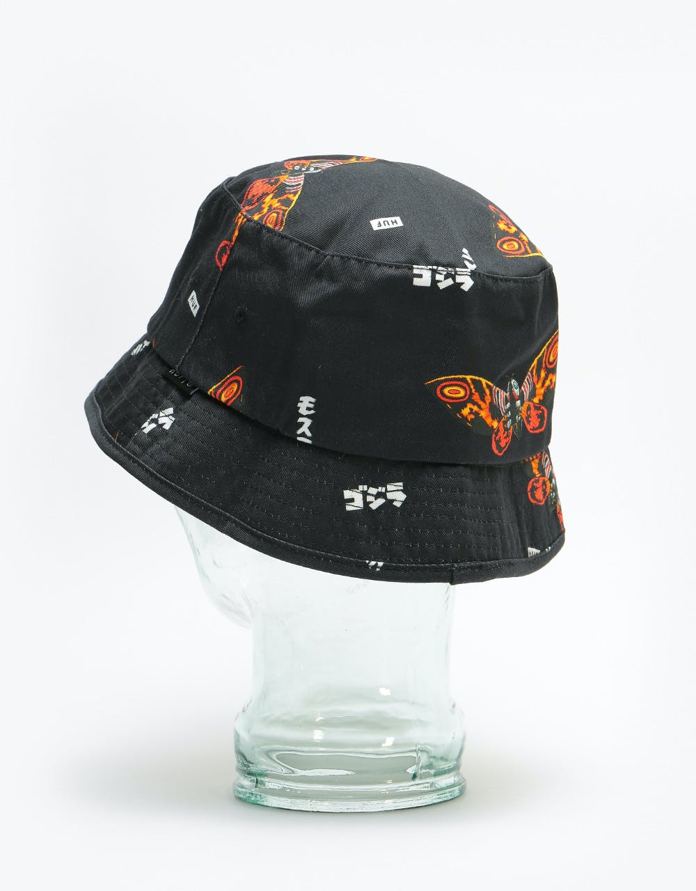 HUF Vs Godzilla Mothra Bucket Hat - Black