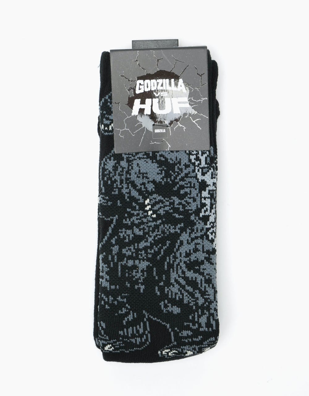 HUF Vs Godzilla Crew Sock - Black