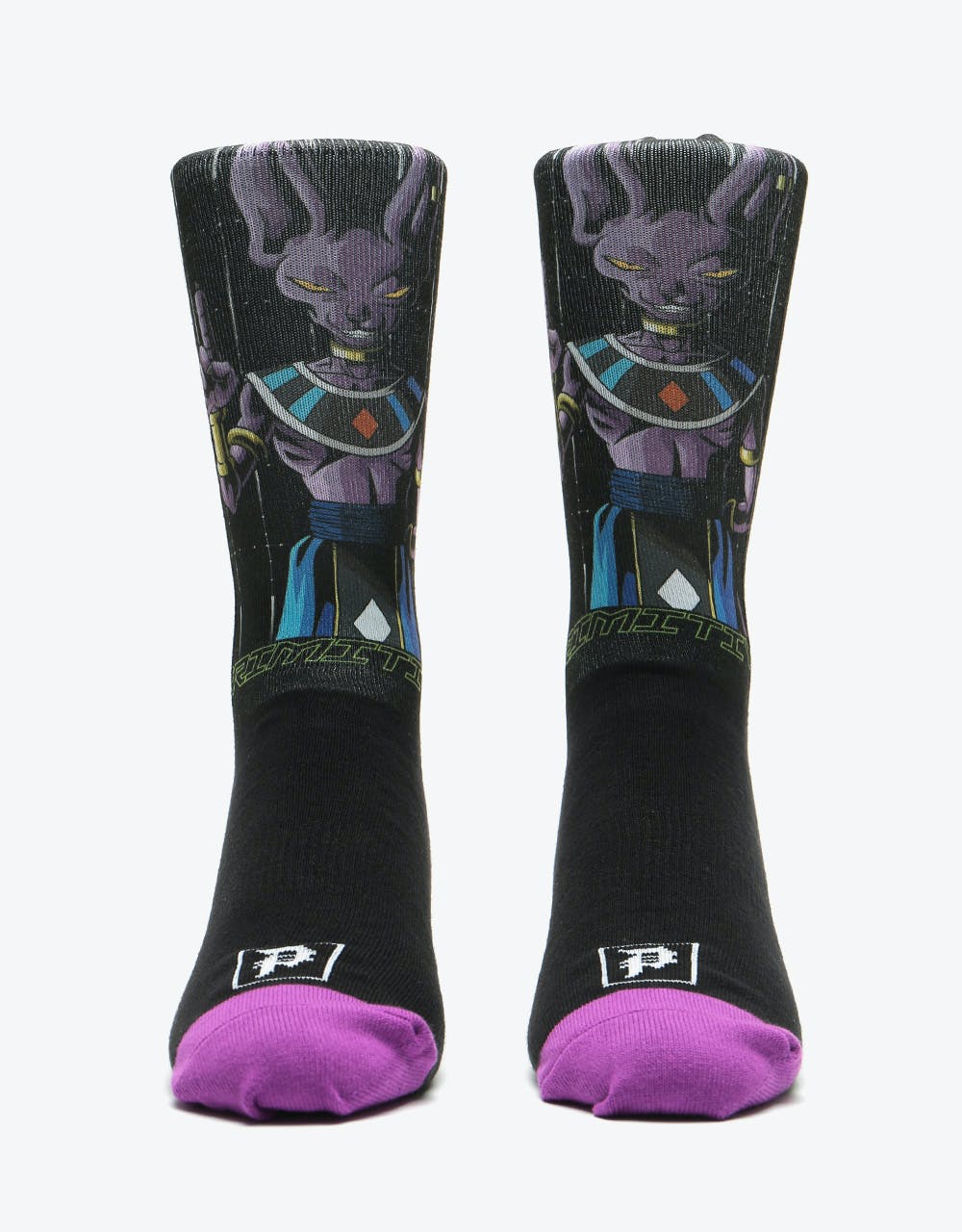 Primitive x Dragon Ball Super Shadow Beerus Socks - Black