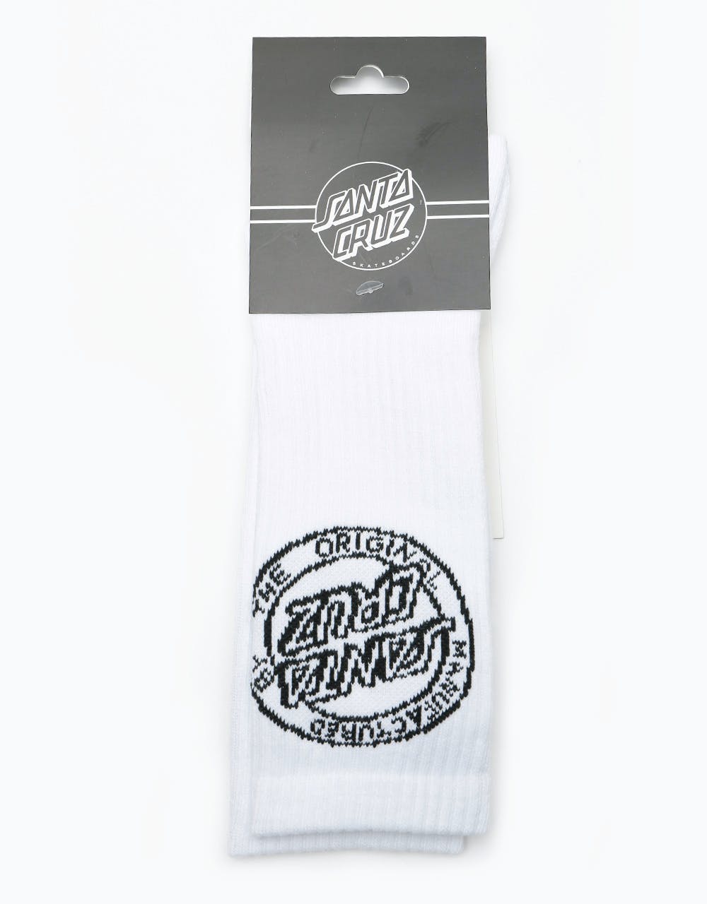 Santa Cruz MFG Dot Socks - White
