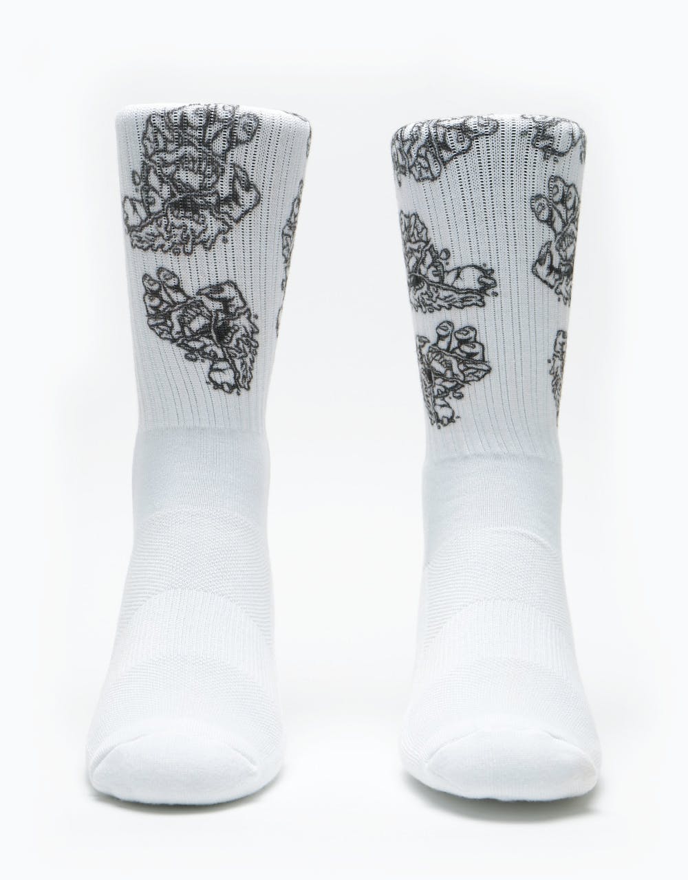 Santa Cruz Universal Hand Socks - White