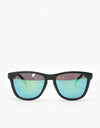 Glassy Sunhater Deric Polarized Sunglasses - Matte Black/Gold Mirror