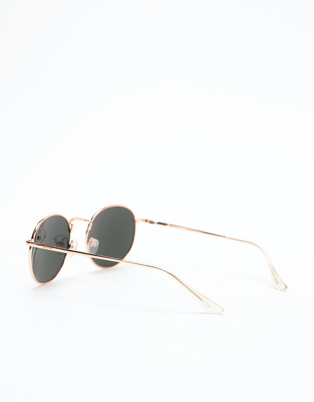 Glassy Sunhater Ridley Sunglasses - Rose Gold/Pink Mirror