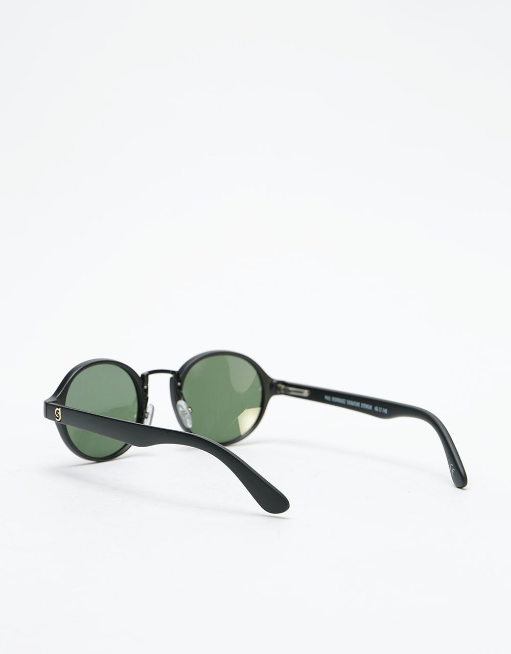 Glassy Sunhater P-Rod Premium Polarized Sunglasses - Black/Green Lens