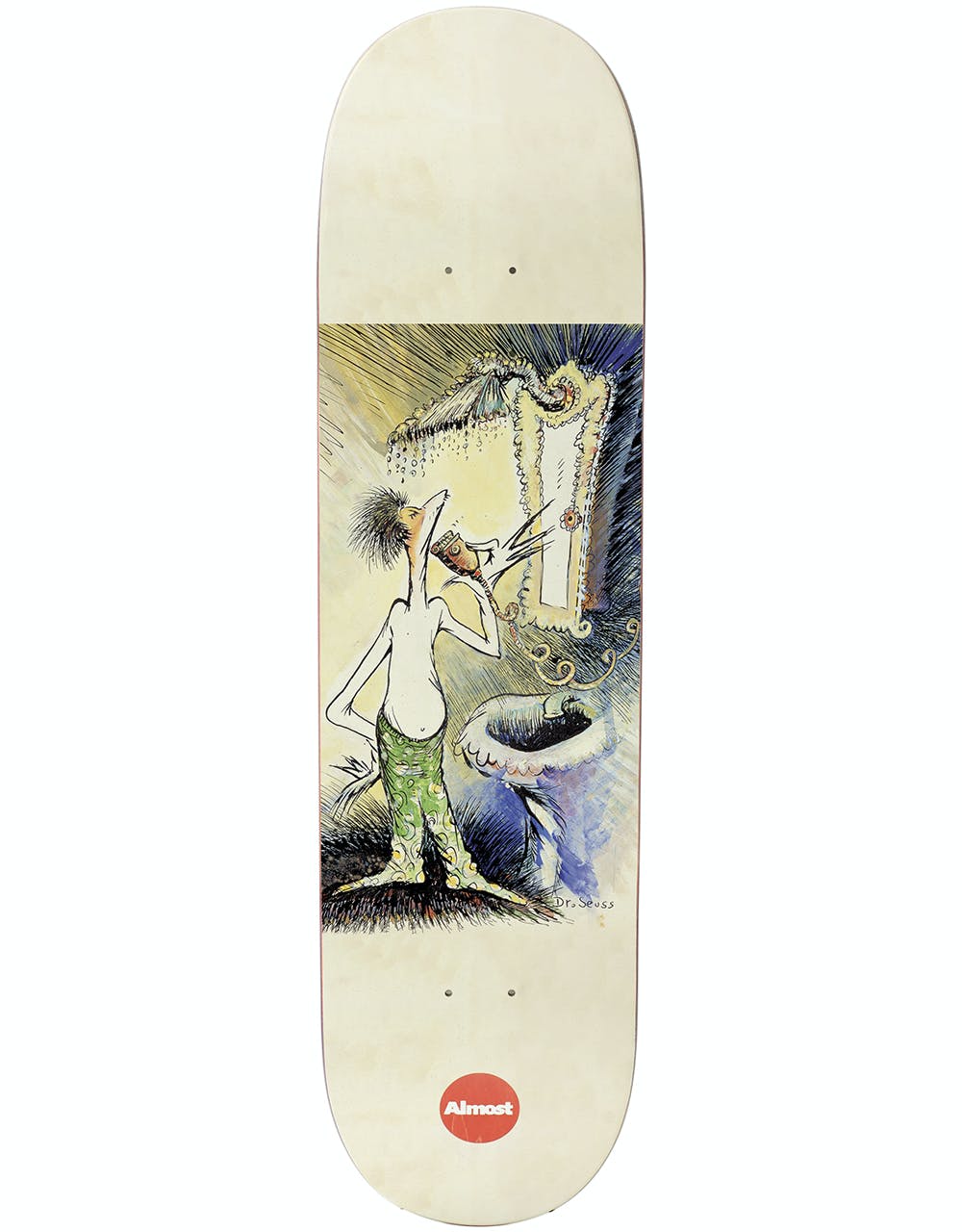 Almost x Dr. Seuss Bowerbank Art Series R7 Skateboard Deck - 8.375"