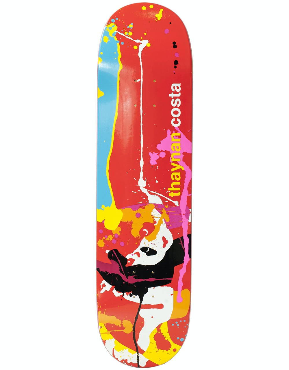 Enjoi Thaynan Splatter Panda R7 Skateboard Deck - 8"