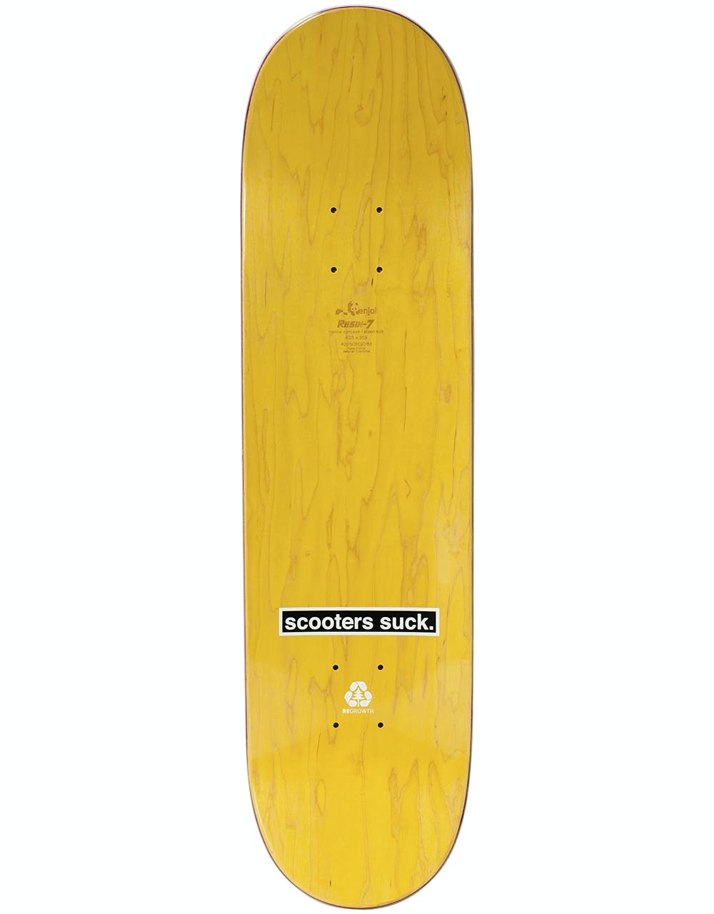 Enjoi Don't Shred R7 Skateboard Deck - 8.25"