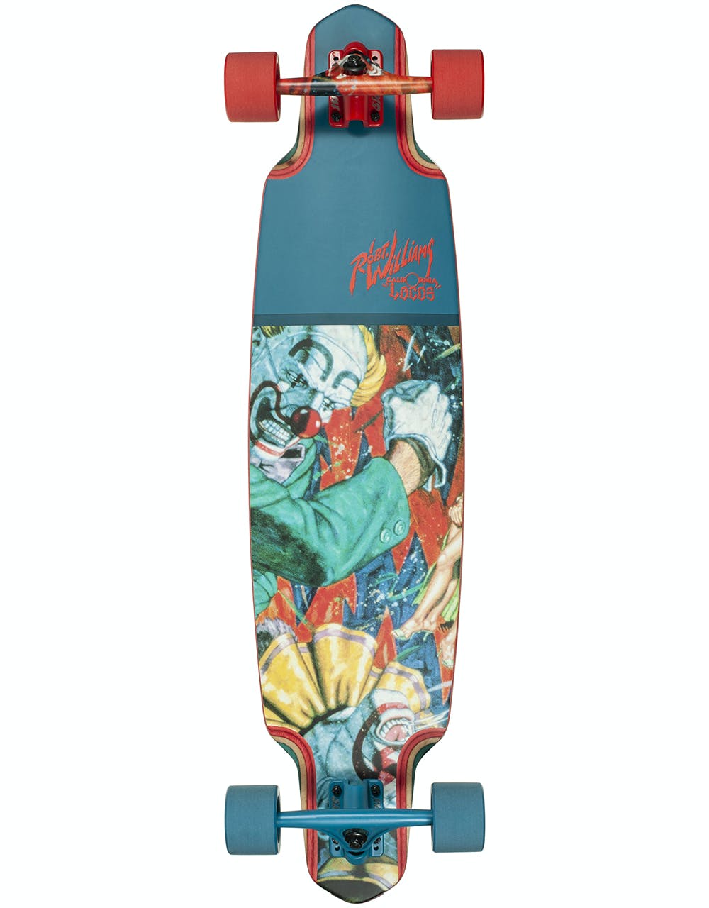 Dusters x Robert Williams Two Fisted Buffoons Longboard - 38" x 9.125"