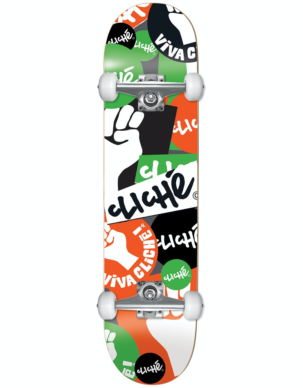 Cliché Patch Mid Complete Skateboard - 7.375"