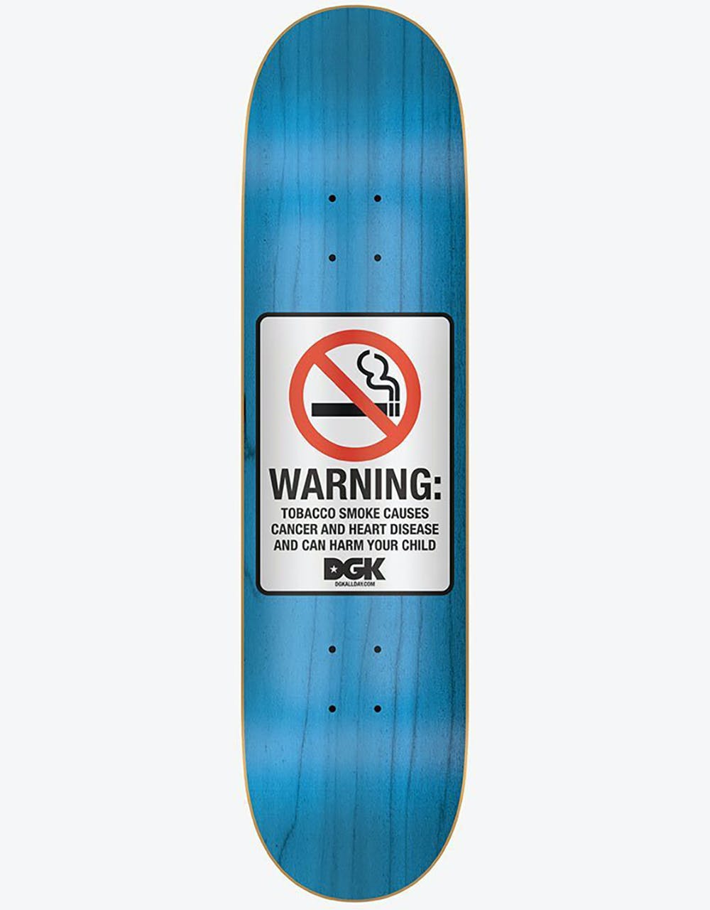 DGK Boo Ashes to Ashes Skateboard Deck - 8.25"