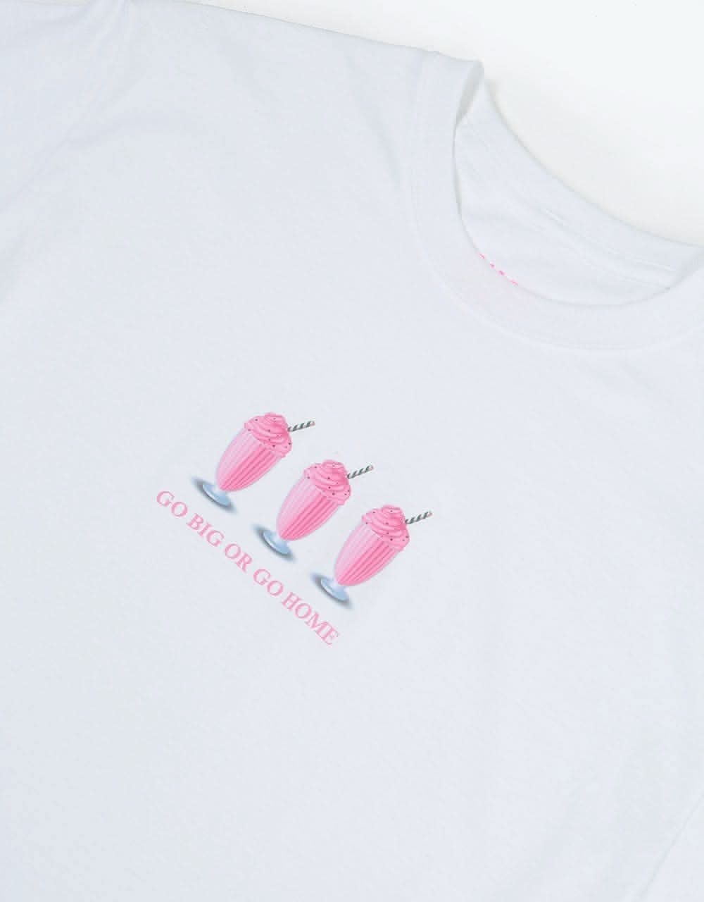 Salon Skateboards Go Big or Go Home T-Shirt - White