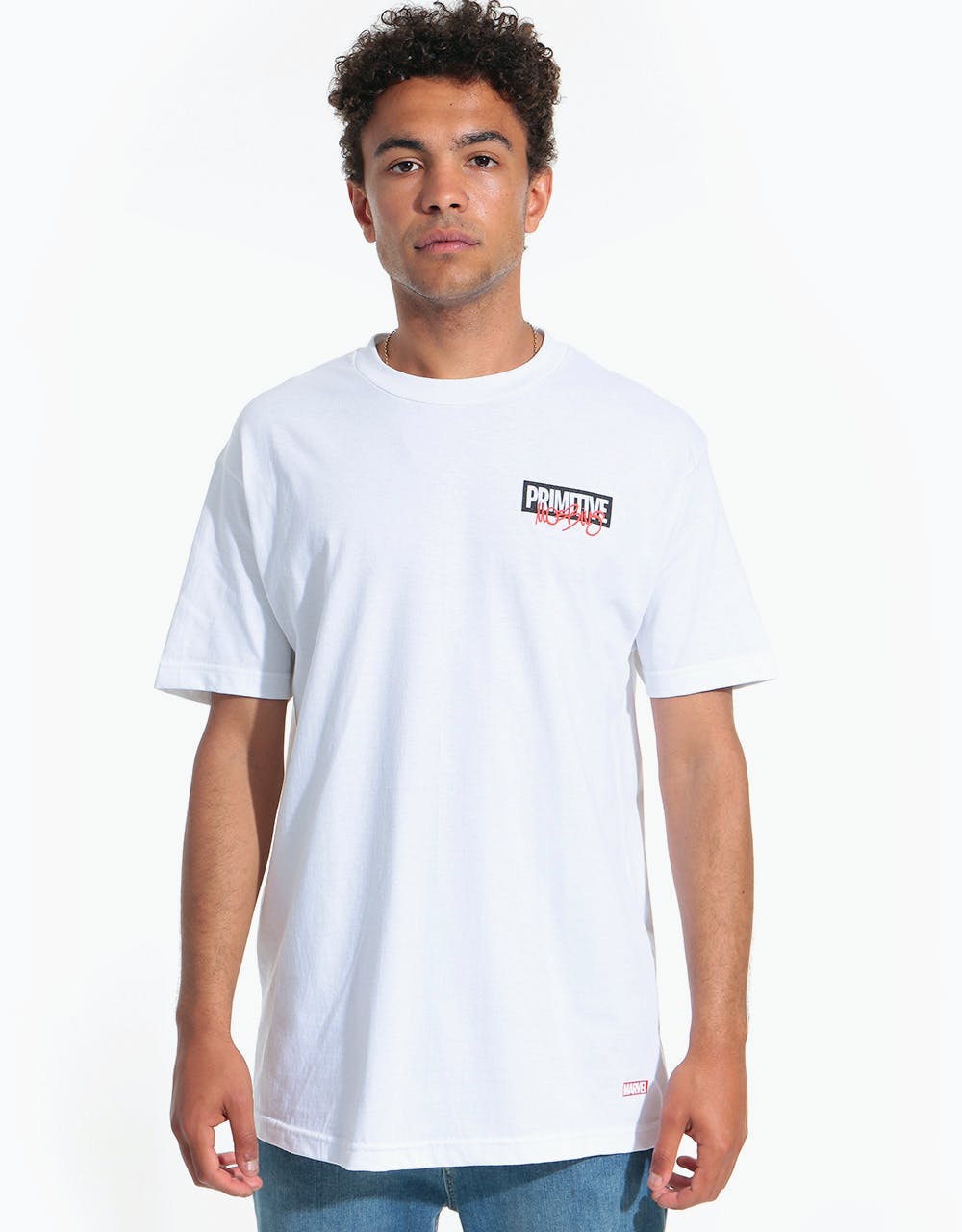 Primitive x Moebius Iron Man T-Shirt - White