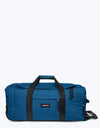 Eastpak Leatherface Medium Wheeled Luggage Bag - Urban Blue