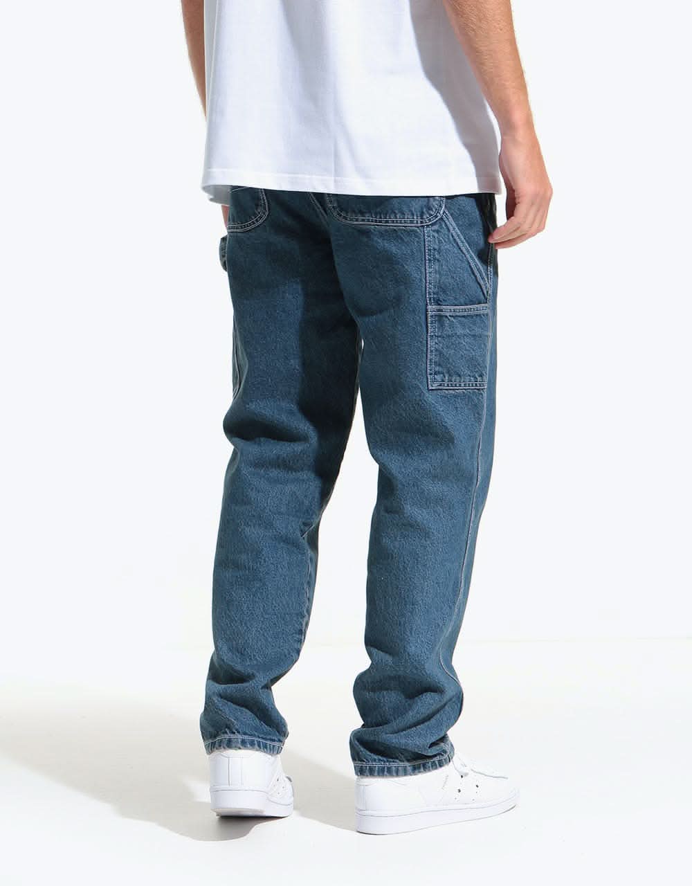 Route One Denim Carpenter Pants  - Light Wash