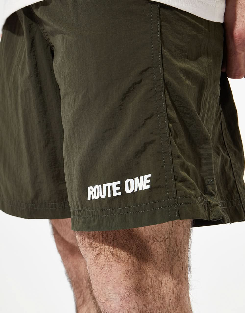 Route One Jammin Shorts - Olive