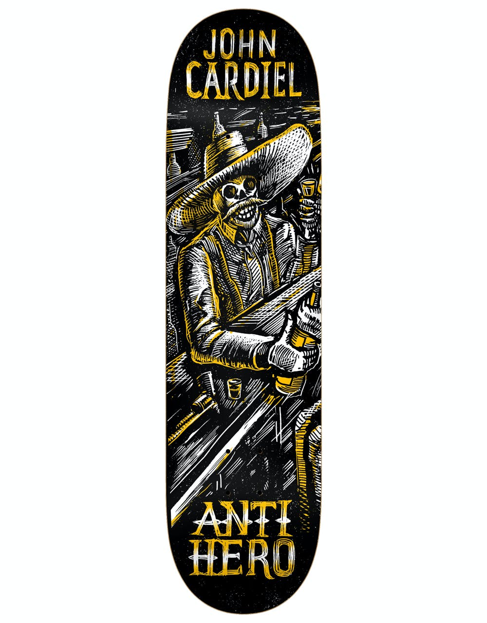 Anti Hero Cardiel Aguardiente Skateboard Deck - 8.38"