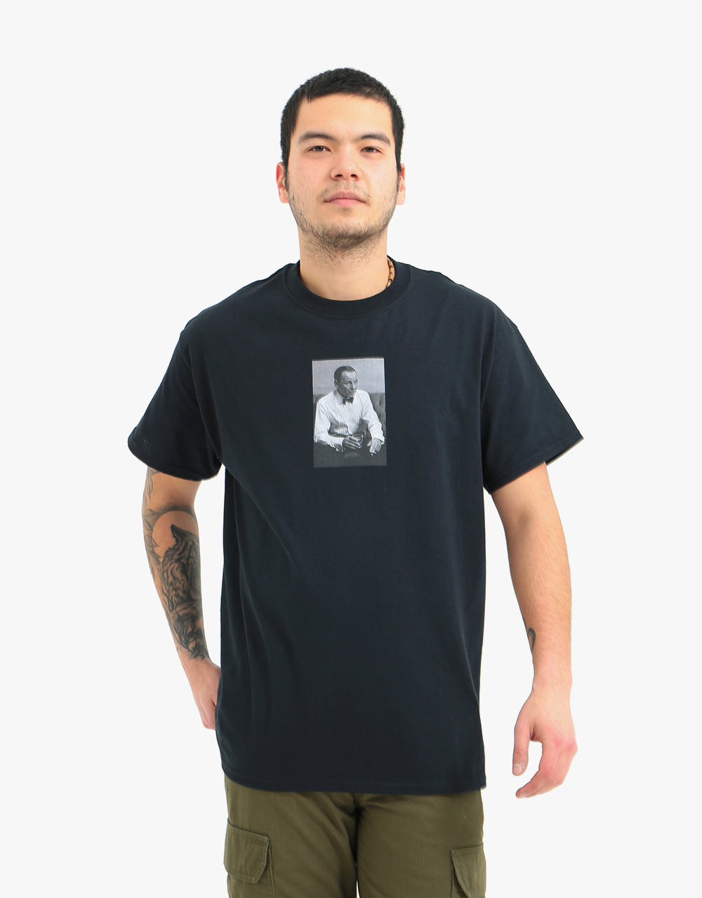 Manor Sinatra T-Shirt - Black