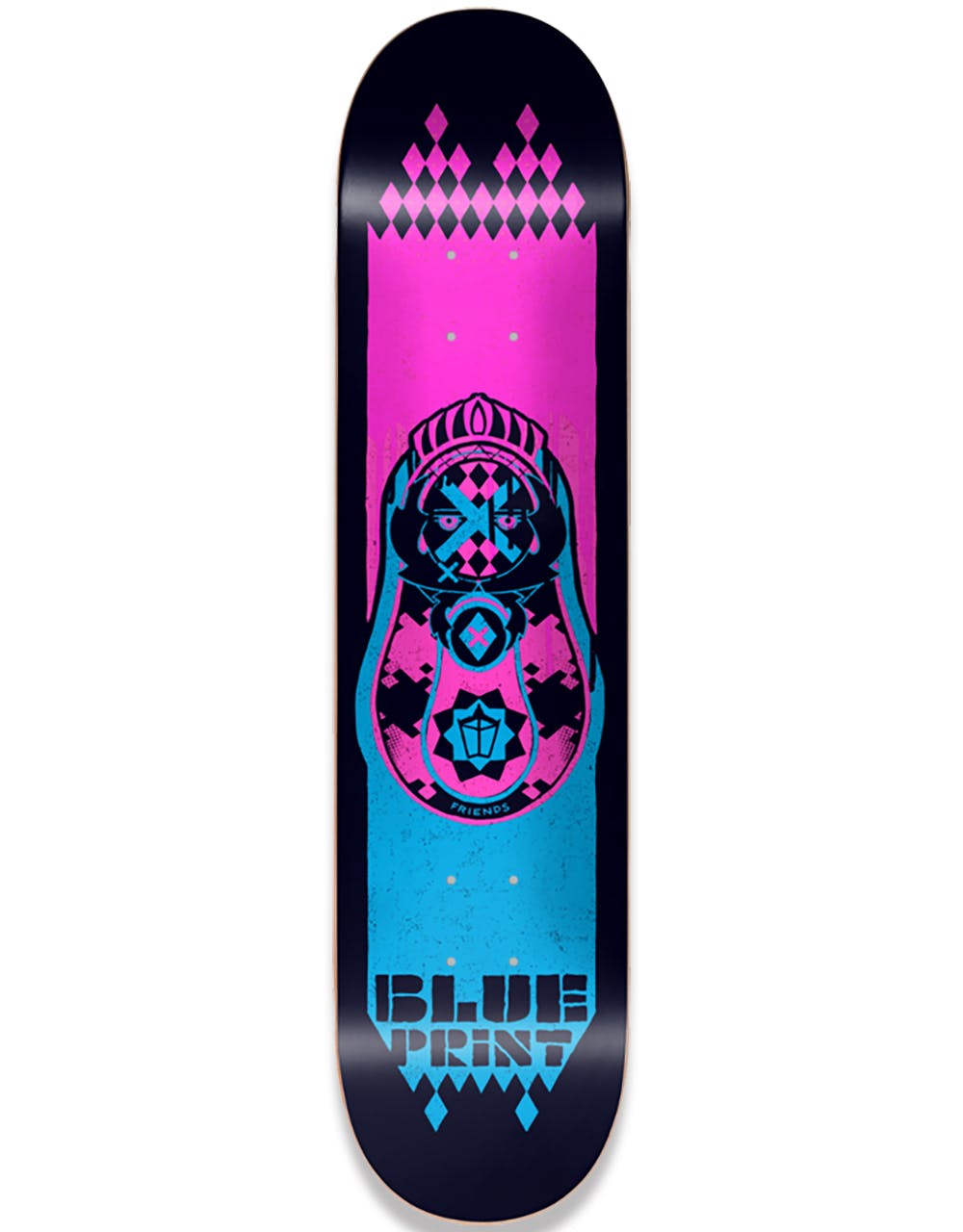Blueprint Babushka Skateboard Deck - 8"
