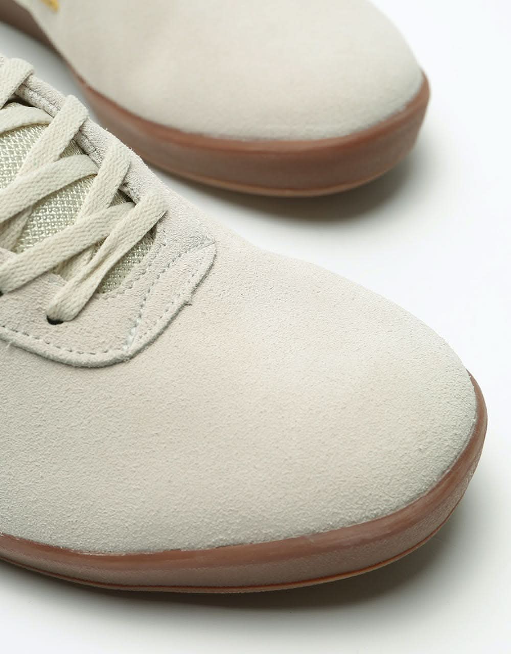 Lakai Sheffield XLK Skate Shoes - White/Gold Suede