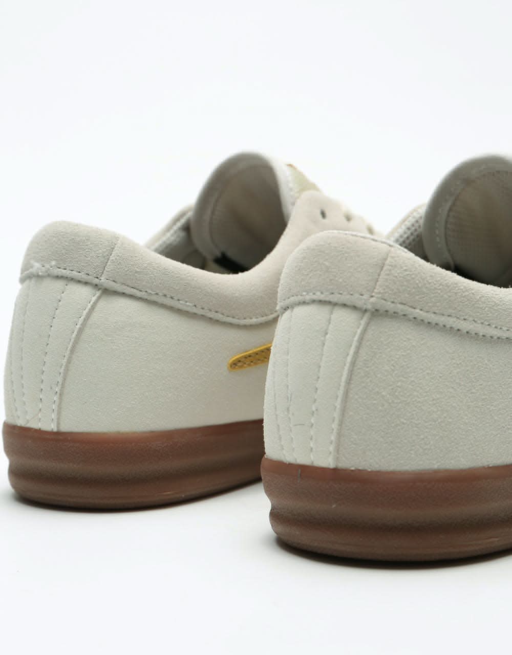 Lakai Sheffield XLK Skate Shoes - White/Gold Suede