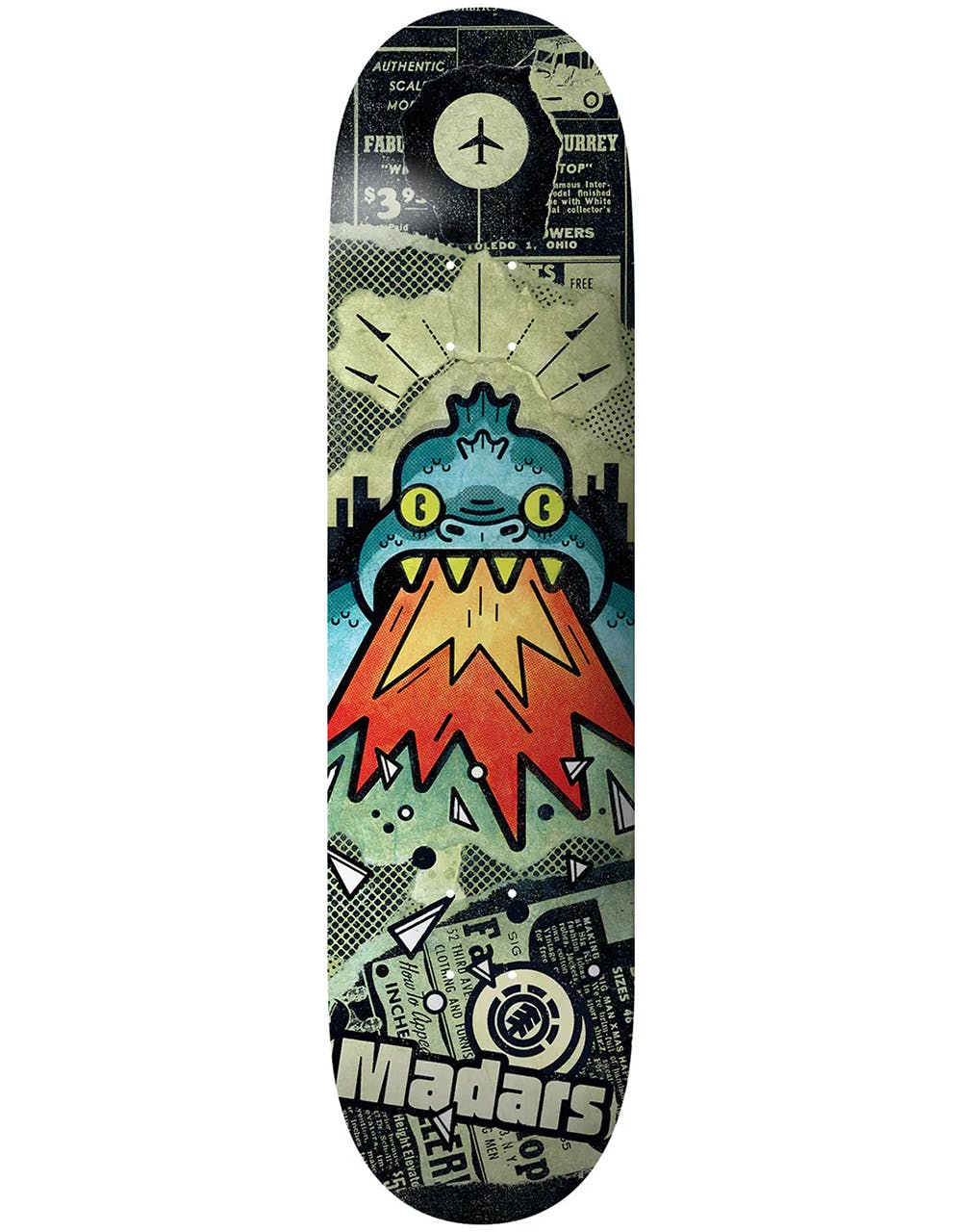 Element Madars Reptilicus Skateboard Deck - 8.25"