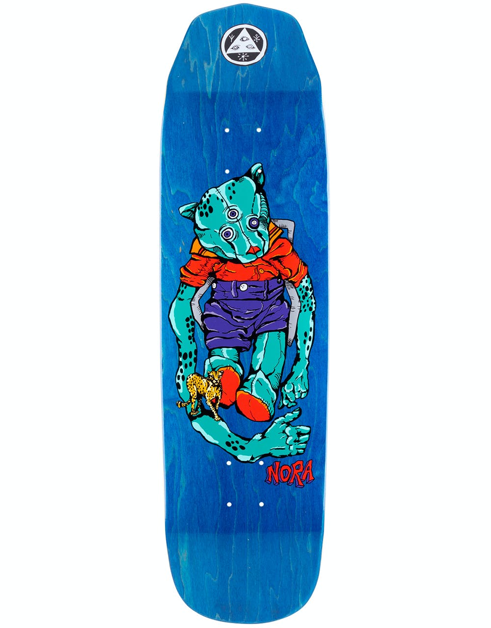 Welcome Nora Teddy on Wicked Queen Skateboard Deck - 8.6"