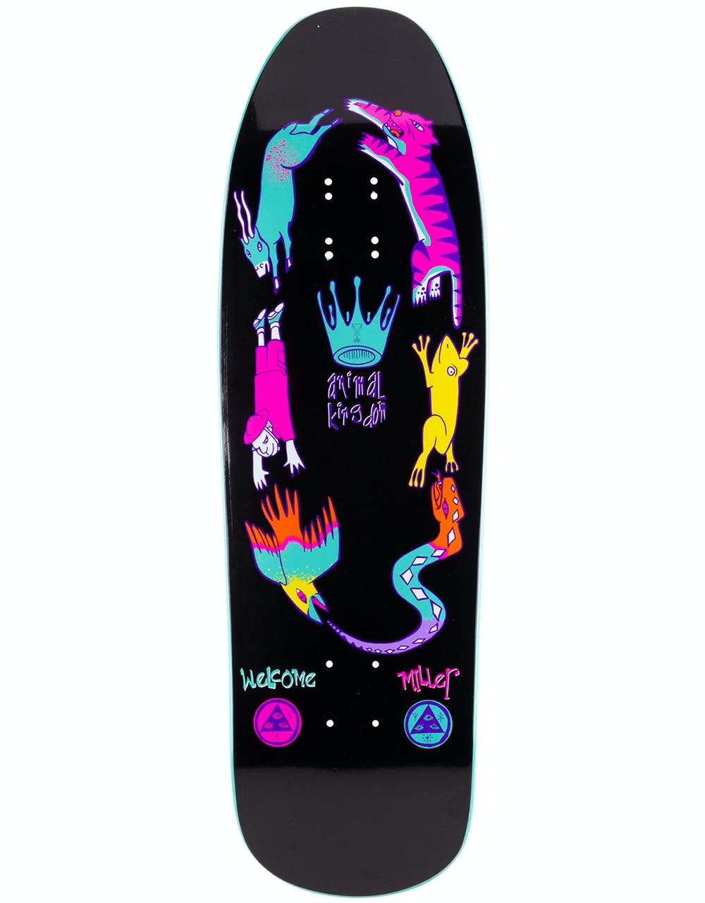 Welcome Miller Animal Kingdom on Gaia Skateboard Deck - 9.6"
