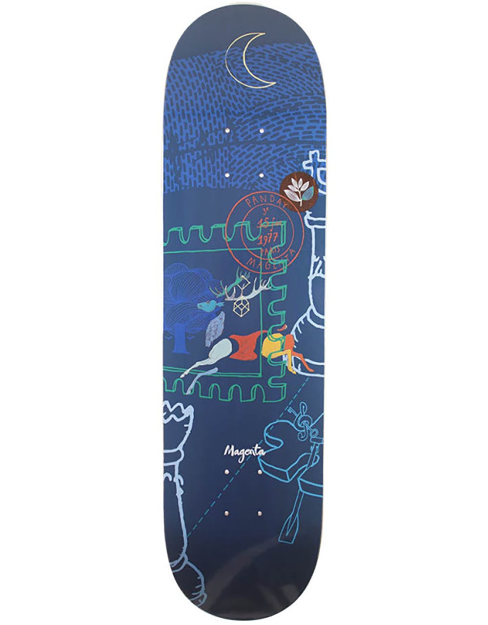 Magenta Panday Leap Series Skateboard Deck - 8.25"