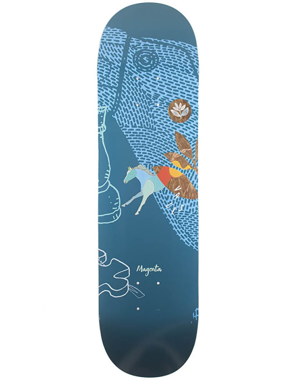 Magenta Valls Leap Series Skateboard Deck - 7.875"
