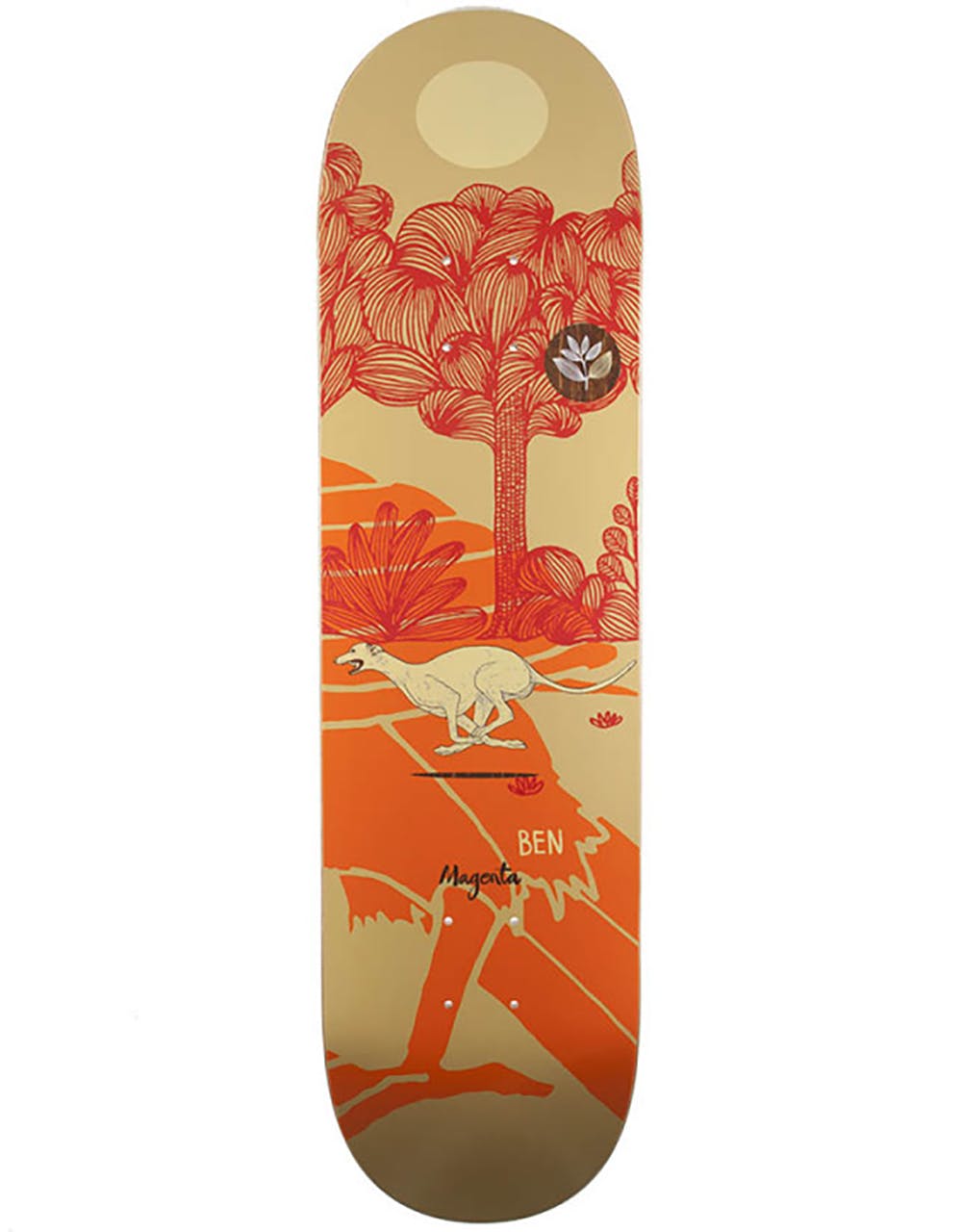Magenta Gore Leap Series Skateboard Deck - 8.125"