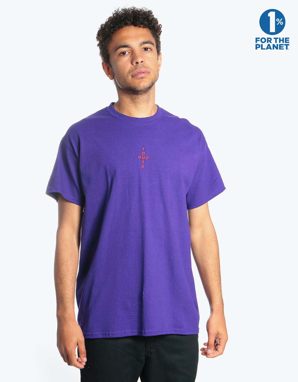 Route One Crossover T-Shirt - Purple